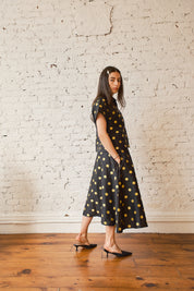 Corso Buttondown - Bumblebee Dot