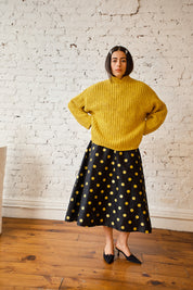 Sy Tweed Pullover - Saffron