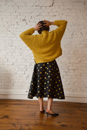 Sy Tweed Pullover - Saffron