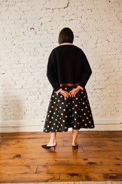 Sheba Cardigan Sweater - Black Colorblock