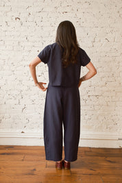 Corso Buttondown Cotton/Linen - Midnight