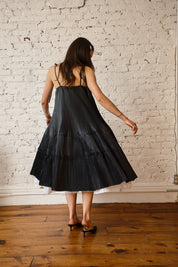 Octave Dress - Black/Ivory