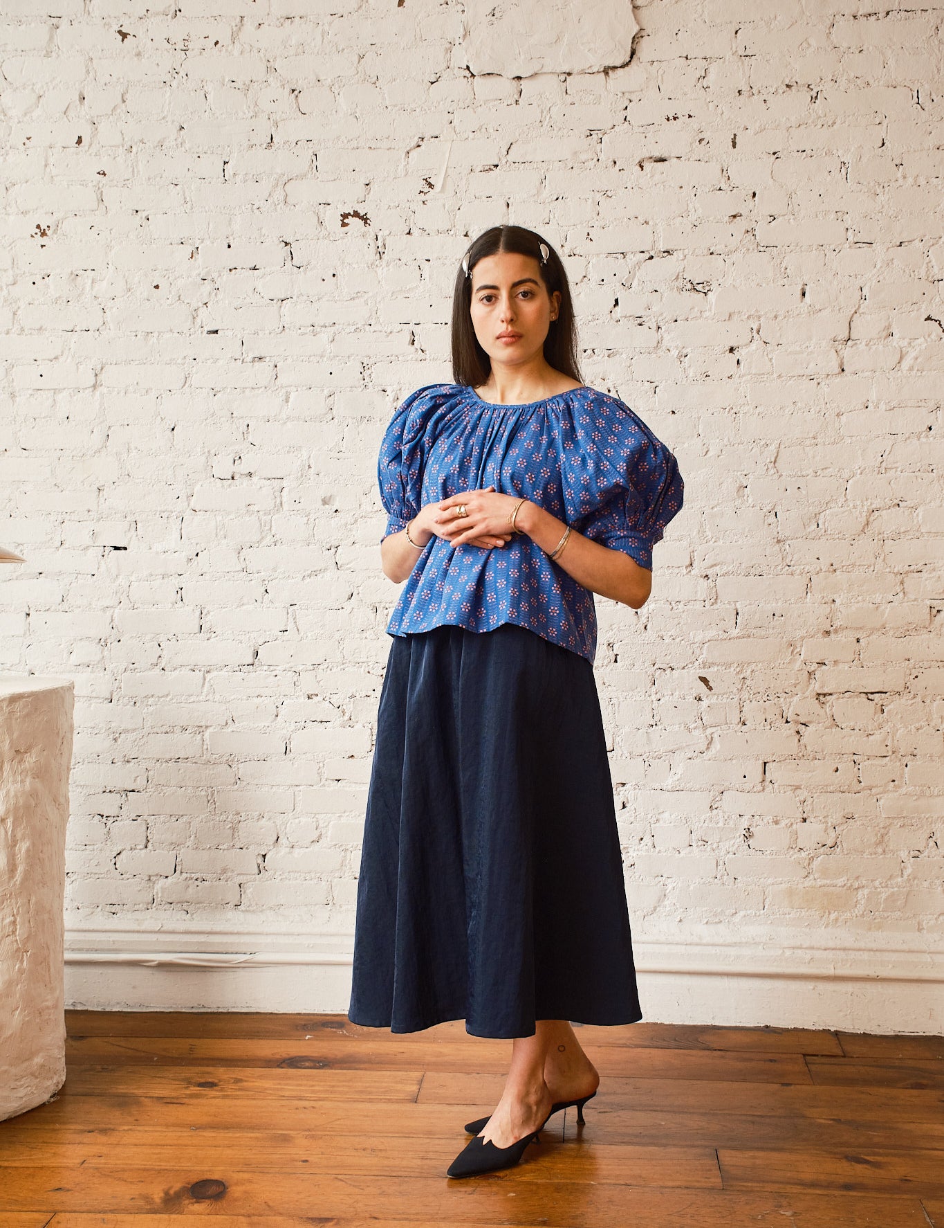 Play Skirt - Navy, view 2