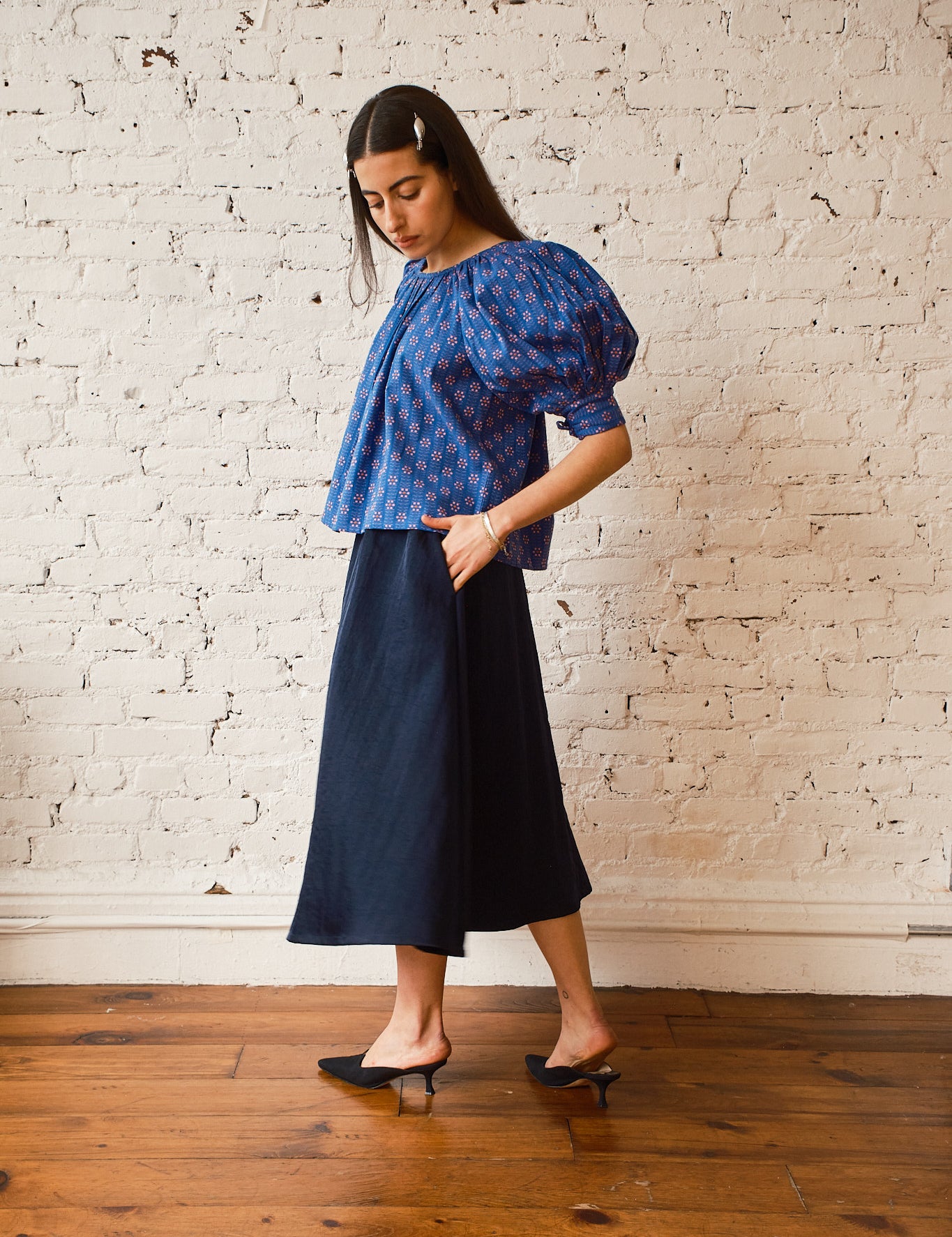 Play Skirt - Navy, view 5