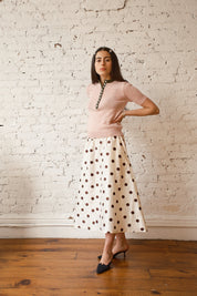 Cecilia Cashmere Henley - Ballet/Forest