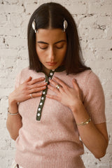 Cecilia Cashmere Henley - Ballet/Forest