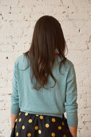 Klein Tipped Polo - Sky/Poppy