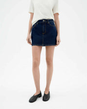 Dark Clean Denim Kimmy Skirt