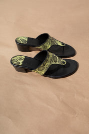 Dock Sandal - Acid Green Snake