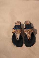 Dock Sandal - Tan Snake