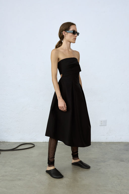 Cordera Strapless Dress - Black