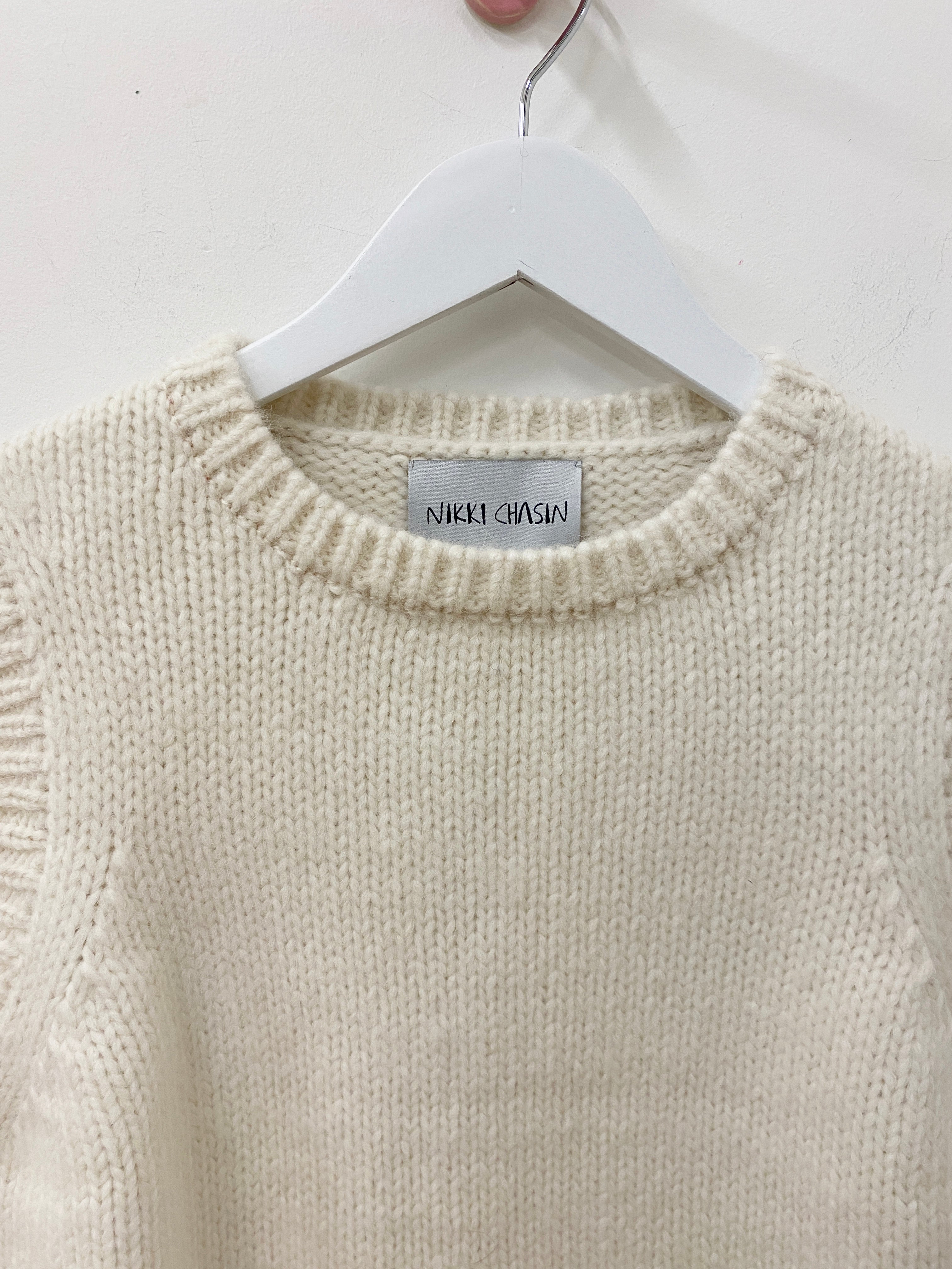 Sabine Alpaca Sweater Vest- Ivory