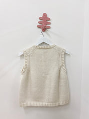 Sabine Alpaca Sweater Vest- Ivory