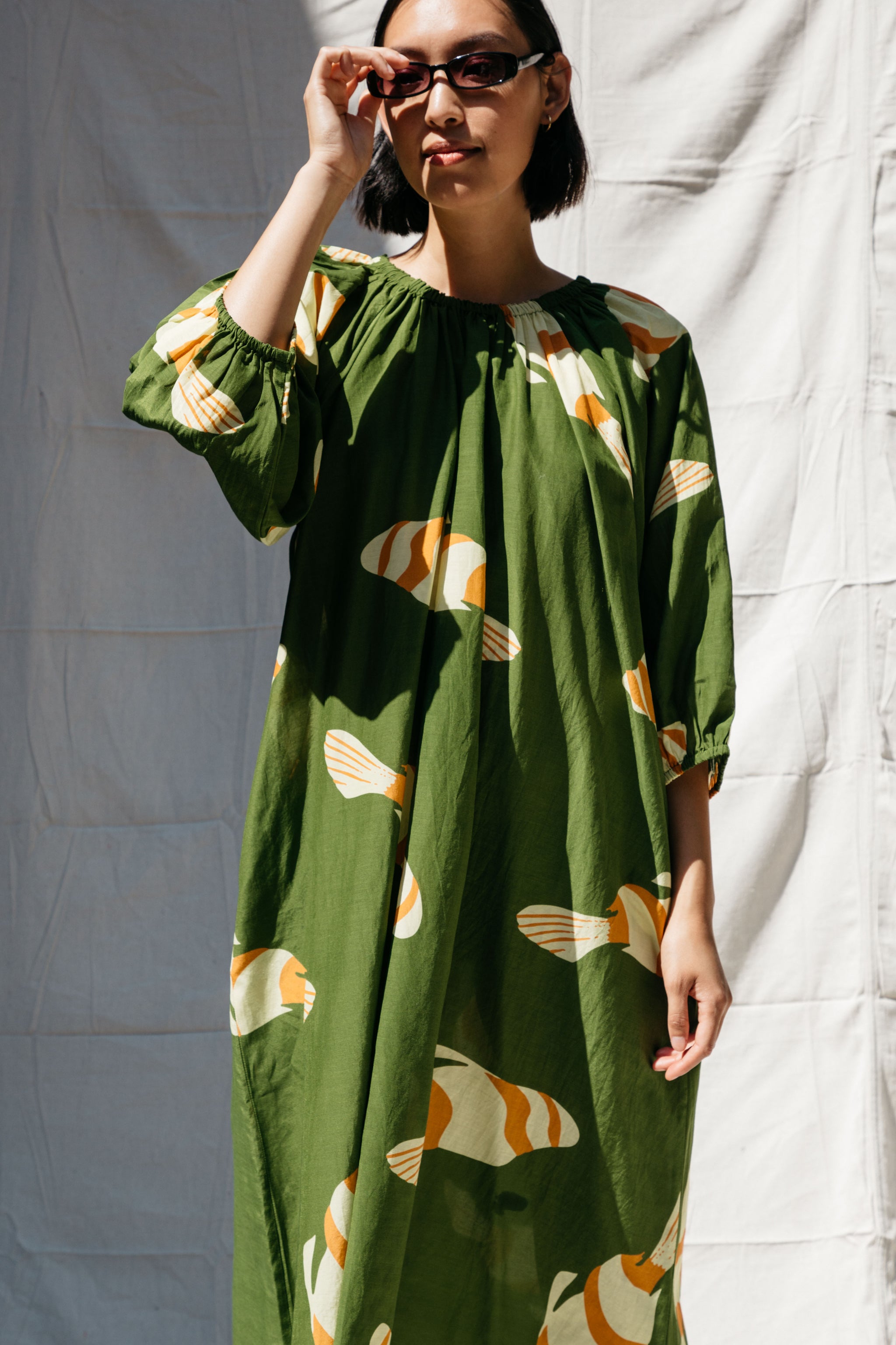 Nikki Chasin Ballad Fish Dress, In Green, Size Small Nikki Chasin Ballad Fish Dress, In Green, Size Small