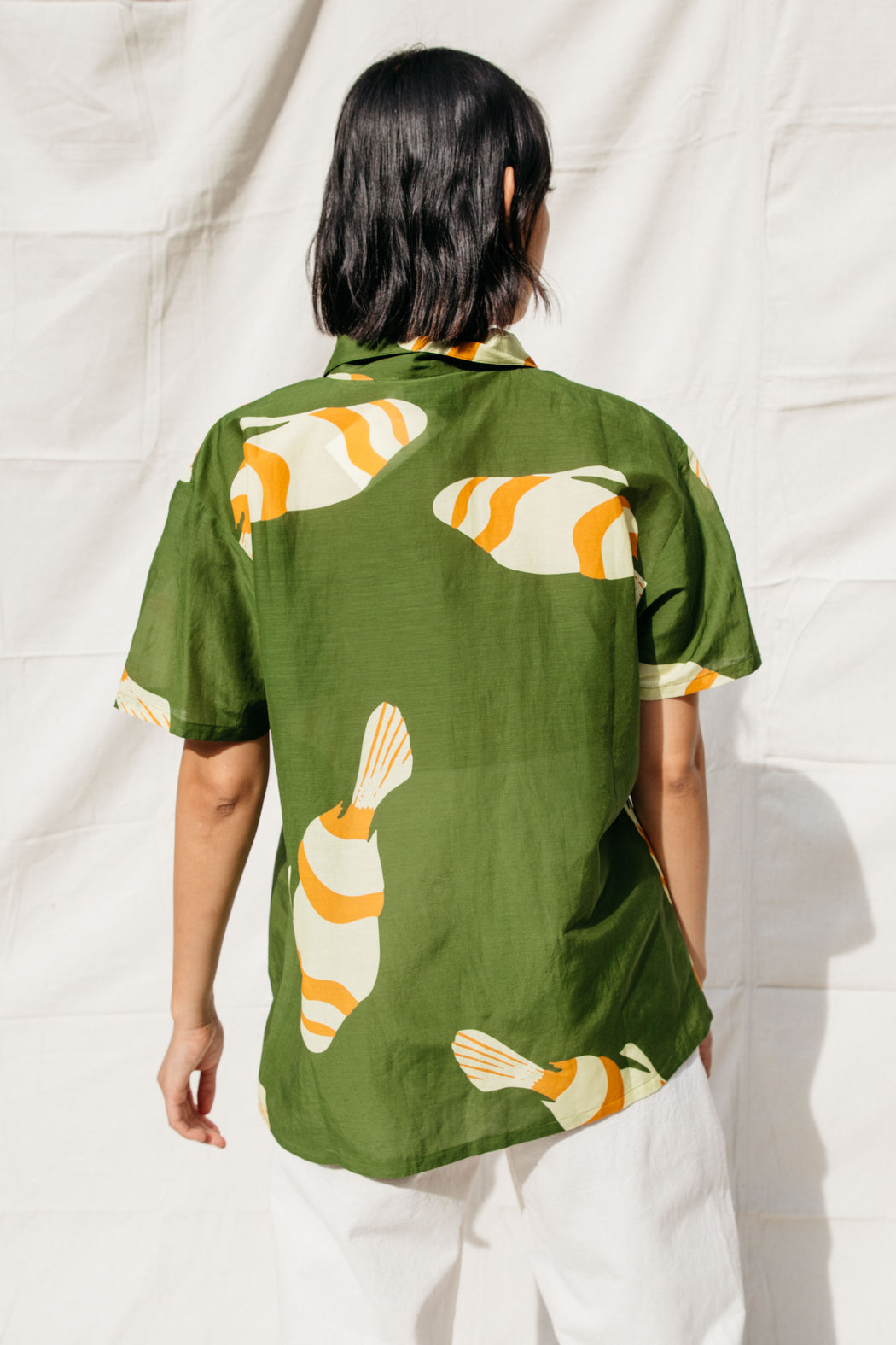 Dylan Fish Shirt- Green