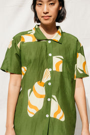 Dylan Fish Shirt- Green