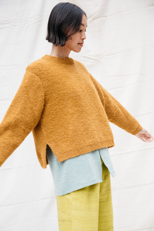 Sable Pullover Sweater- Gold