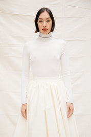 Lettuce Turtleneck- White
