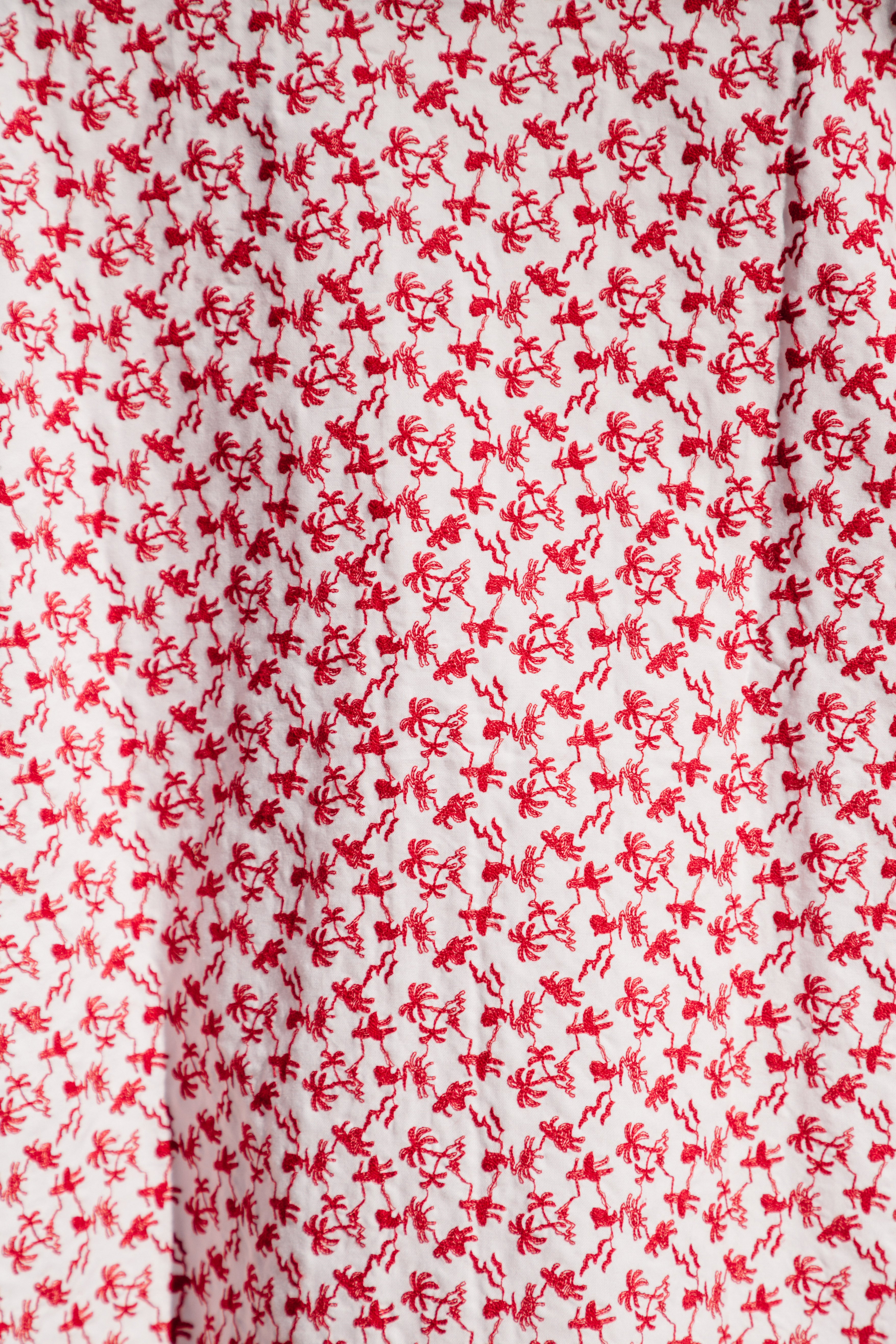 Dylan Shirt- Allover Vacation Embroidery