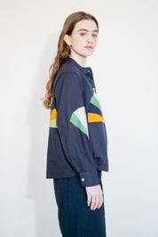Alpha Buttondown Fan Patch - Navy